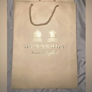 Burberry Store Paper Shopping Gift Bag - NEW CONDITION